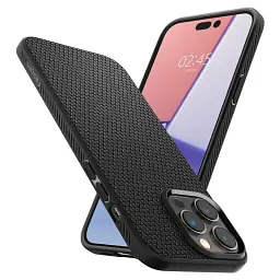 Чохол-накладка Spigen Liquid Air для Apple Iphone 14 Pro Matte Black (ACS04957) - мініатюра 6