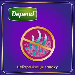 Поглинаюча урологічна нижня білизна Depend  Normal для жінок S/M 10 шт  - мініатюра 3