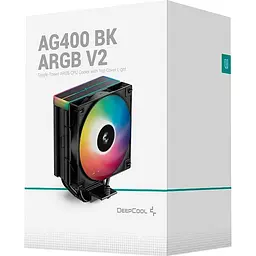 Кулер для процесора Deepcool AG400 BK ARGB V2 (AG400 BK ARGB V2) - мініатюра 10