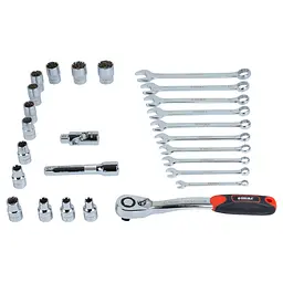 Набір насадок торцевих Ultra 1/2" + аксесуари 26 шт CrV Taiwan (700026z) - мініатюра 6