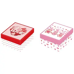 Маленька коробка з принтом квадратна 9.5×9.5×5cm