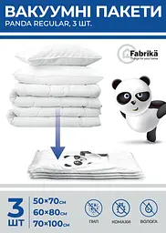 Набір вакуумних пакетів Fabrika Pаnda Regular 3 шт. - мініатюра 3