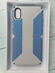 Чохол протиударний Speck Presidio Grip 117106-7569 для iPhone XS Max (6.5") Blue - мініатюра 4