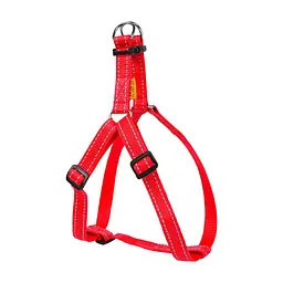 Шлея для собак Dog Extreme з нейлону регульована Ш 20 мм В:50-80 см червона (06673) - мініатюра 2