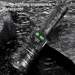 Ліхтар з функцією зуму NIGHT VISION FLUORESCENCE 701-PM10-TG, Li-Ion акумулятор, ЗУ Type-C, індикація заряду (47152-701_302) - мініатюра 9