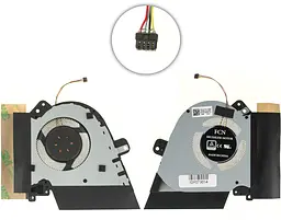 Вентилятор для ноутбука ASUS GA502DU (GPU FAN), GX502FU, GU502DU, GU505DU, 5V (13NR0210AM0901) (Кулер)