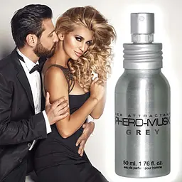 Парфуми з феромонами чоловічі Aurora Phero-Musk Grey, 50 ml - мініатюра 4
