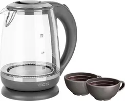 Електрочайник ECG RK 2020 Gray Glass - мініатюра 3