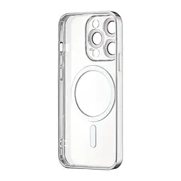 Чохол Ductil Metallic Edge with MagSafe (Protected Camera & Lens) iPhone 13 Pro Silver - мініатюра 3