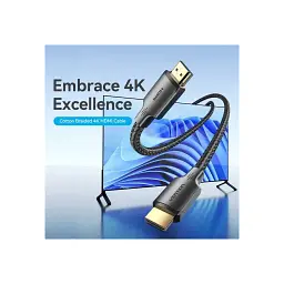 Кабель мультимедійний HDMI M to HDMI M 2.0m 4K60Hz black Vention (ALIBH) - мініатюра 7
