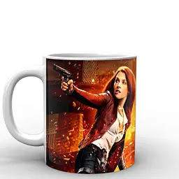 Кухоль GeekLand Resident Evil Обитель зла клер та альберт RE.02.017 330 мл білий - мініатюра 2