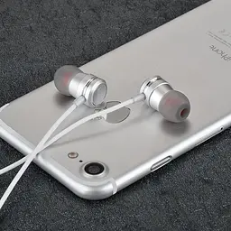 Дротові навушники Hoco M16 Ling Sound, 3.5mm, 1.2m, Сталевий - мініатюра 4