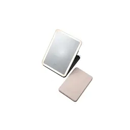 Дзеркало Xiaomi Leather case mirror pink (FM001/FM007) - мініатюра 1