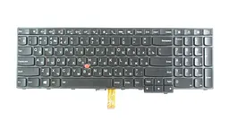 Клавіатура для ноутбука Lenovo (ThinkPad Edge: E531, E540) rus, black, підсвічування клавіш - мініатюра 2