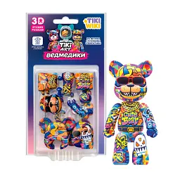Набір 3D-стікерів-пазлів TIKI WIKІ – ТІКІ АРТ-ВЕДМЕДИКИ - мініатюра 9