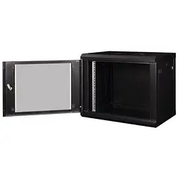 Шафа настінна Hypernet 12U 19 600x450 ProLine (PL-WMNC-12U-BLACK) - мініатюра 4