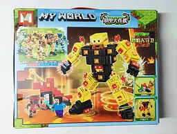 Конструктор My World MG1255-2 Minecraft Майнкрафт робот 465 деталей
