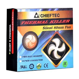 Вентилятор для корпуса 80mm Chieftec AF-0825PWM - мініатюра 5
