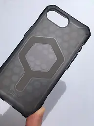 Оригінальний протиударний чохол iPhone 16e / 17e UAG Essential Armor MagSafe ASH 114496113131 - мініатюра 7