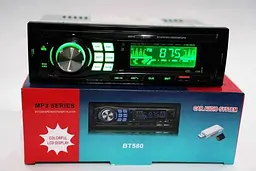 Автомобільна магнітола 1DIN з Bluetooth, USB, AUX і FM-радіо, мультимедійний MP3-ресивер в авто з підтримкою microSD - мініатюра 2