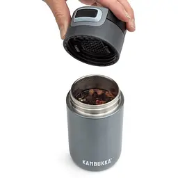 Кришка-сито для чаю Kambukka Etna чорна (L01017) - мініатюра 7