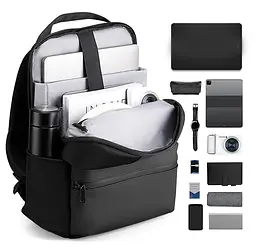 Рюкзак міський Mark Ryden 9809 21л з відсіком для ноутбука до 15" і USB Black (17592) - мініатюра 4