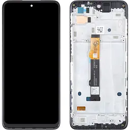 Дисплей Motorola XT2233-2 Moto G42 чорний, OLED, з рамкою