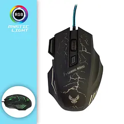 Ігрова миша c підсвічуванням геймерські миші провідні USB Gaming Mouse X7 RGB 4800 dpi - мініатюра 2