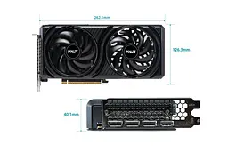Відеокарта Palit RTX 5060 8GB Infinity 2 OC (NE75060V19P1-GB2063L) (GDDR7, 128 bit, PCI-E v5.0 x16) - мініатюра 4