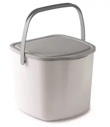 Контейнер для сміття підвісний Snips Kitchen Compost Bin з кришкою та ручкою 3 л білий (8001136907166) - мініатюра 4