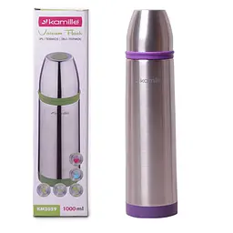 Термос Kamille KM-2059 1000 мл фіолетовий