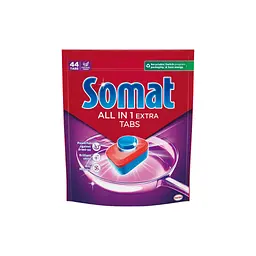 Таблетки для посудомийних машин Somat All in 1 Extra 44 шт. (9000101809190/9000101851595)