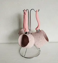 Набір турок OMS. Collection 3227 Pink 3 шт - мініатюра 2