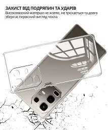 Чохол до мобільного телефона BeCover Silicone Infinix Note 50 Pro 4G (X6855) Transparent (714674)