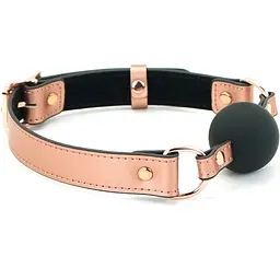 Кляп Liebe Seele Rose Gold Memory Ball Gag - мініатюра 3
