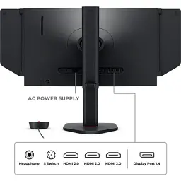 Монітор BenQ XL2566X+ Dark Grey - мініатюра 9