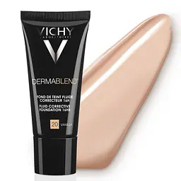 Коригуючий тональний флюїд Vichy Dermablend SPF 28 відтінок 20 (Vanilla) 30 мл (MB033921) - мініатюра 4
