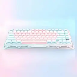 Клавіатура GravaStar Mercury K1 Lite 80keys BSUN Grey BT/WL/USB Lumen Rose (GSK1LITE_PM_PNK) - мініатюра 4
