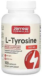 L- тирозин Jarrow Formula L-Tyrosine 500 мг 100 капс