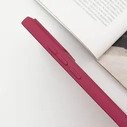 Чохол TPU GETMAN Liquid Silk Full Camera для Xiaomi Poco X6 Pro Бордовий / Marsala - мініатюра 4