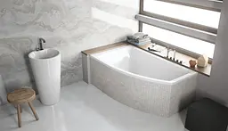 Ванна акрилова Radaway Sitera 160x95 ліва + ножки (WA1-32-160x095LS) + сифон - мініатюра 2