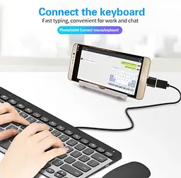 Універсальний адаптер Type-C до USB, для планшетів, ПК, телефонів - мініатюра 4