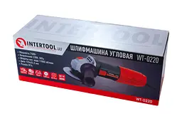 Кутова шліфувальна машина болгарка електрична Intertool SemiPro WT-0220 750 Вт x 125 мм - мініатюра 4