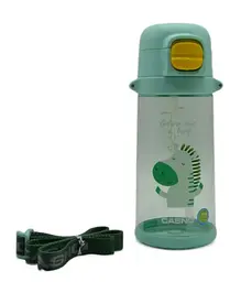 Пляшка для води Casno 690 мл KXN-1219 Зелена (Зебра) з соломинкою TRITAN (KXN-1219_Green) - мініатюра 4