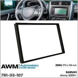 Перехідна рамка для автомобіля Suzuki Jimny AWM 781-33-107 - мініатюра 4