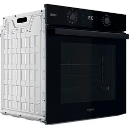 Духова шафа Whirlpool електрична 71 л, A+, дисплей, конвекція, телескопічні напрямні, пара, чорний - мініатюра 4