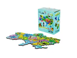 Магнітна мапа-пазл Україна, Puzzleоk (Нова), 25 ел.