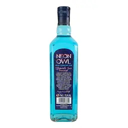 Джин Neon Owl Blue Curacao 37.5% 0.7 л - мініатюра 3