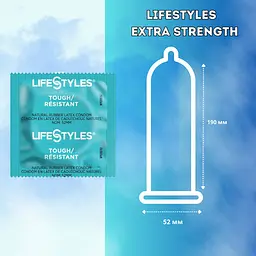 Презервативи LifeStyles Extra Strength 12 шт. (ROZ6400230502) - мініатюра 3