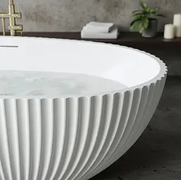 Окремостояча ванна Rea Carmen 170x85 см, біла REA-W0506 - мініатюра 7